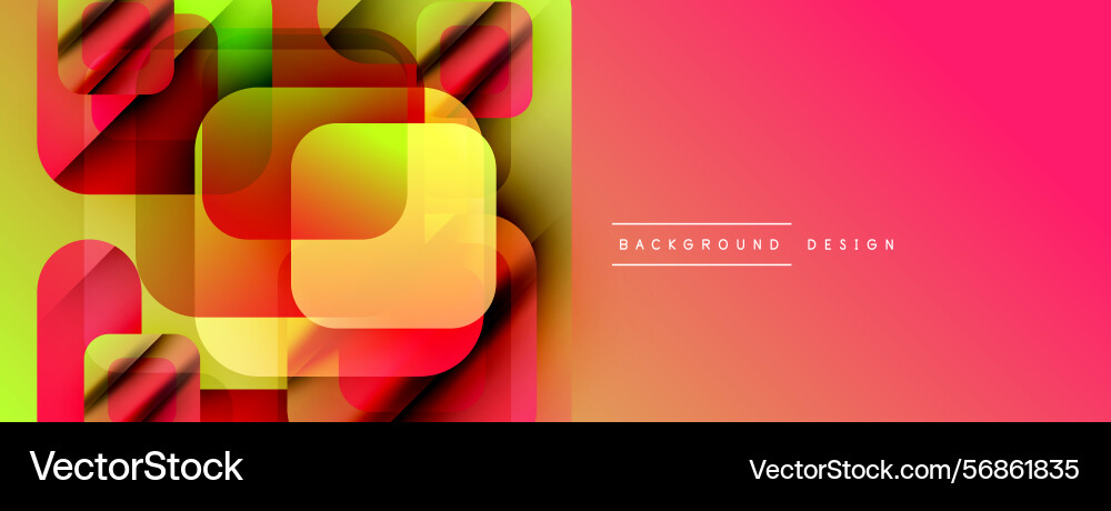 Abstract geometric shapes overlap creating Abstract geometric shapes overlap creating vector image