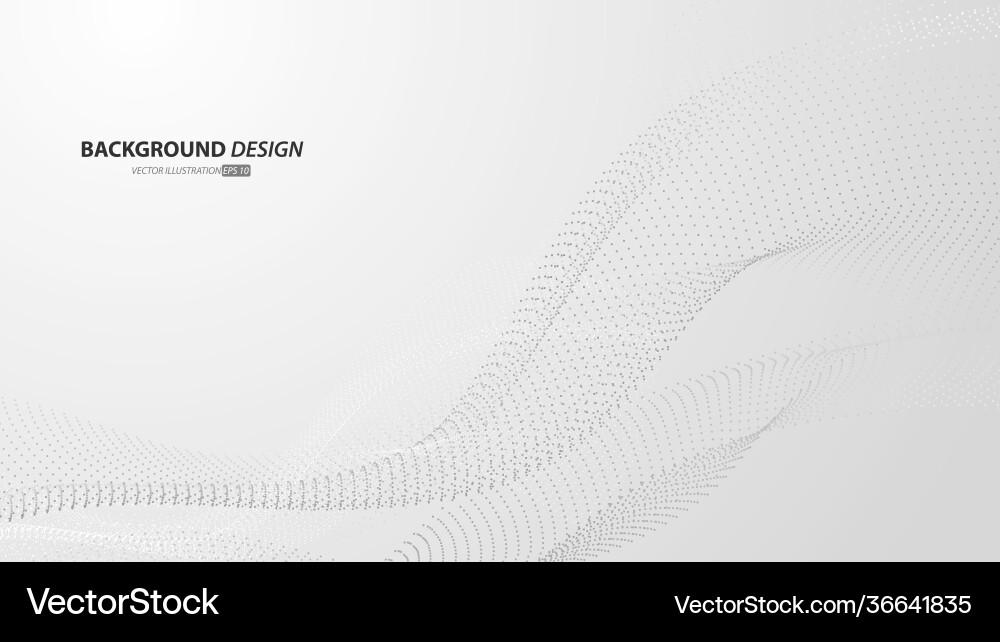 Abstract Particle Flow Background vector image