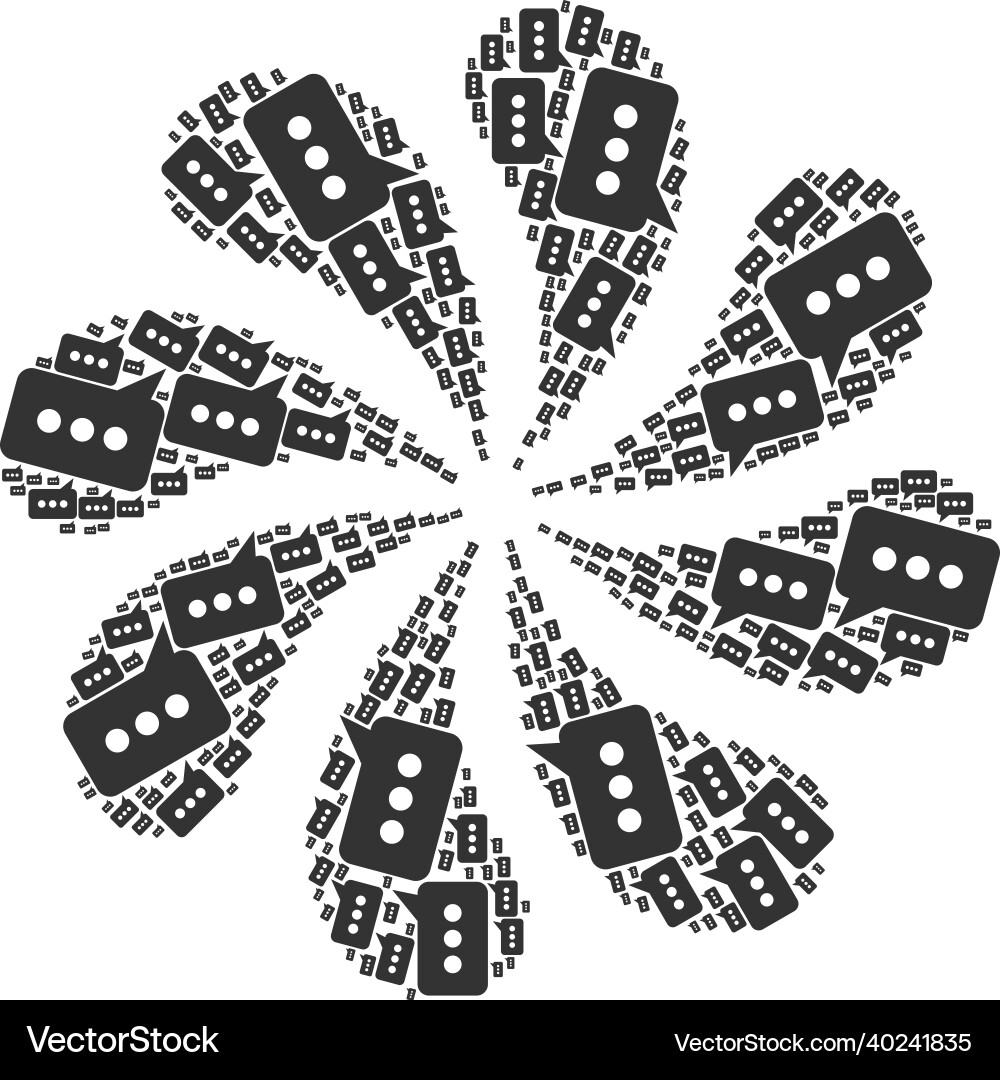 Chat message icon curl bang Chat message icon curl bang Vector Image