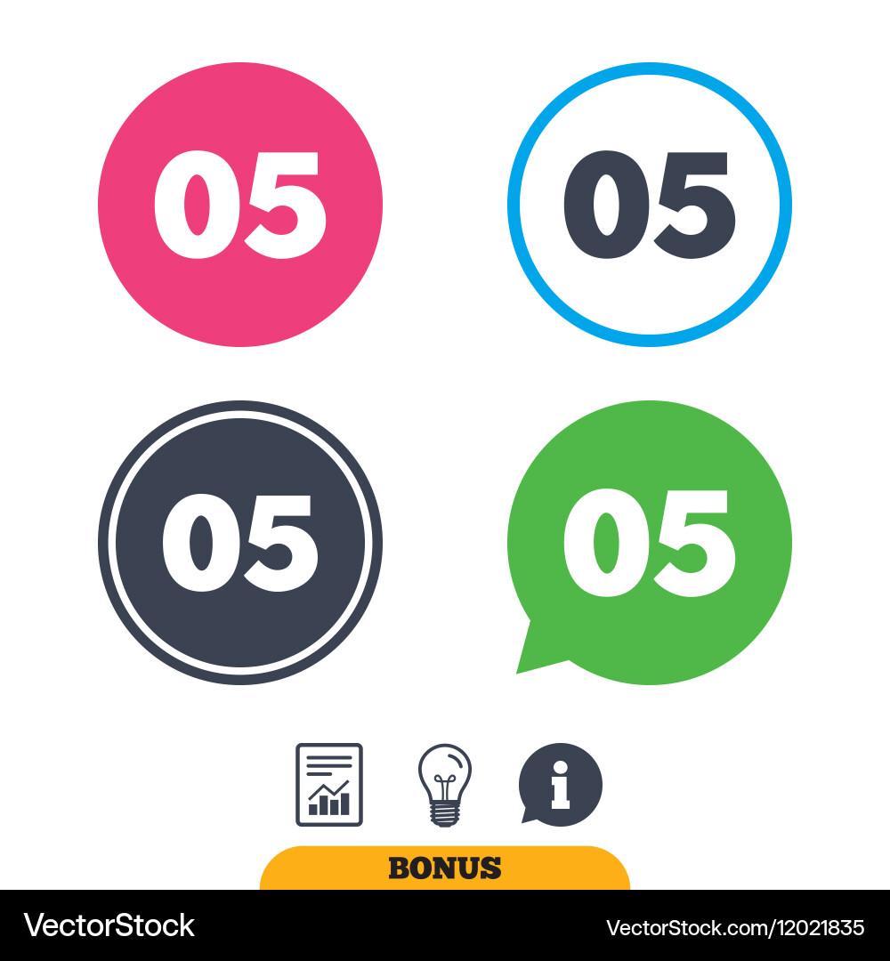 Fifth step sign loading process symbol Vector Image
