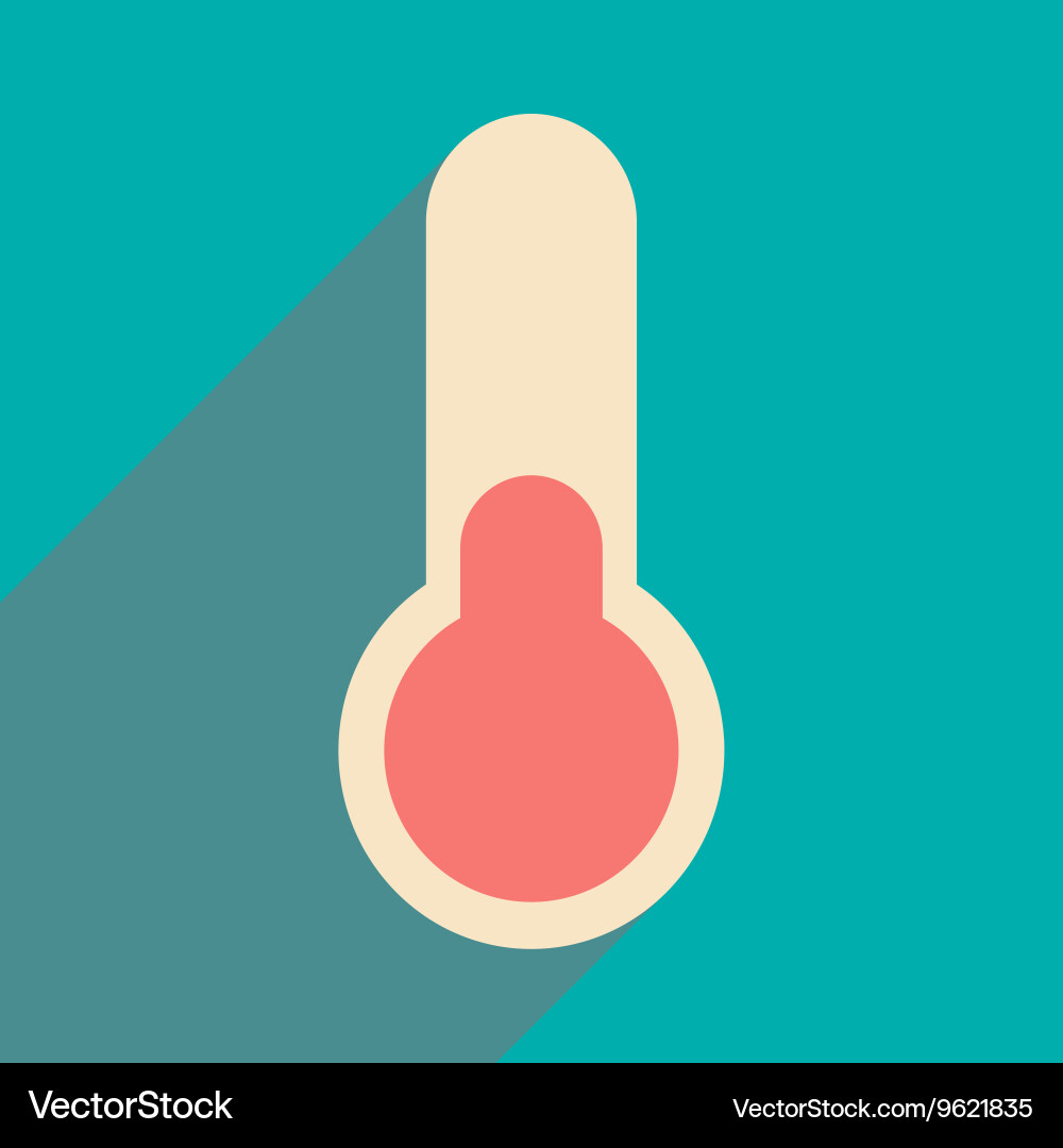 Flat with shadow icon and mobile application vector image
