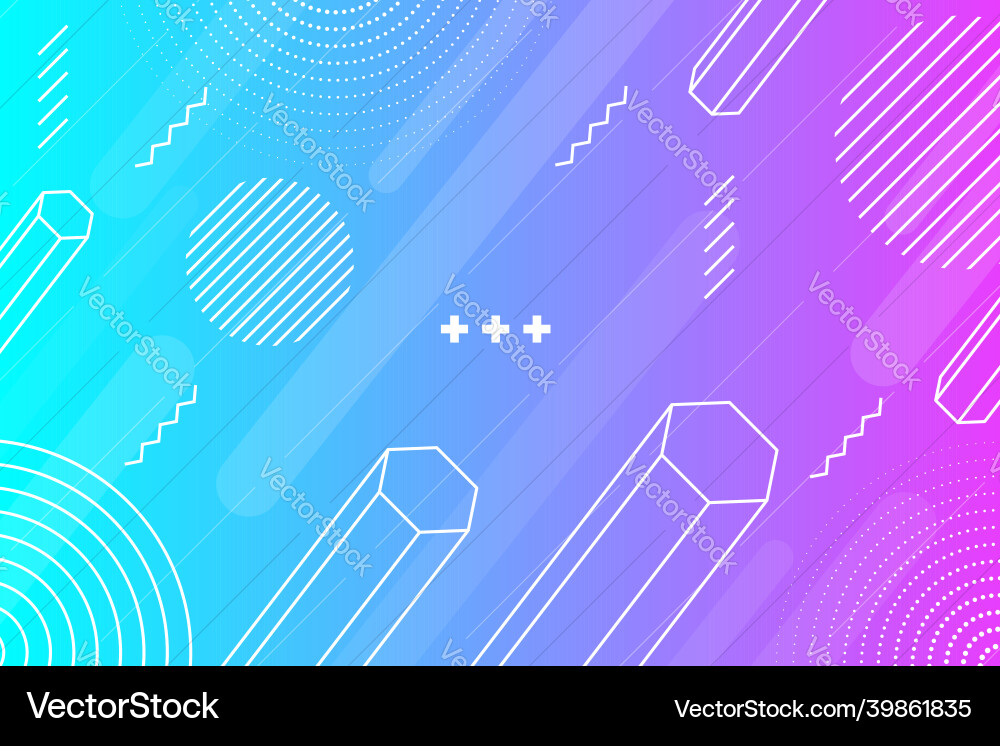 Geometric background with gradient color Geometric background with gradient color vector image