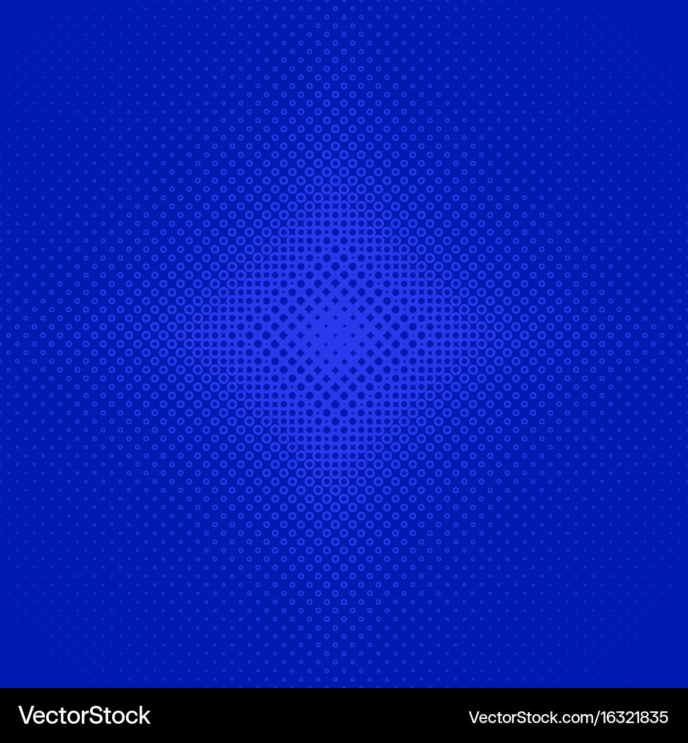 Halftone circle pattern background vector image