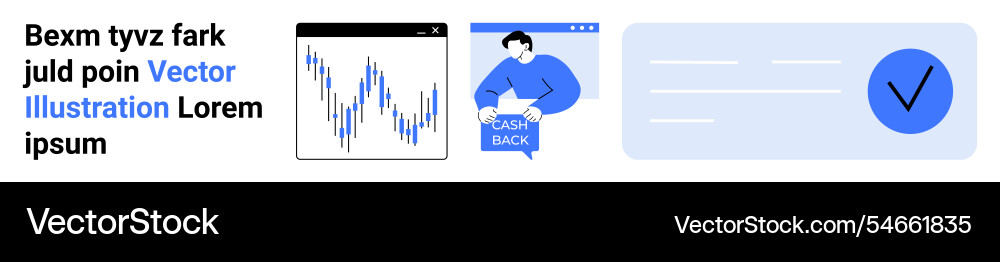 Modern business data analysis and support teamwork Modern business data analysis and support teamwork vector image