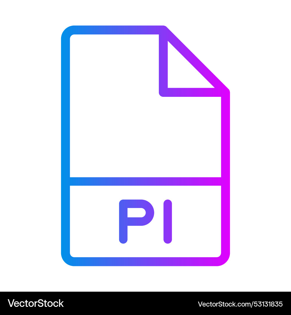 Perl document files extension file type gradient vector image