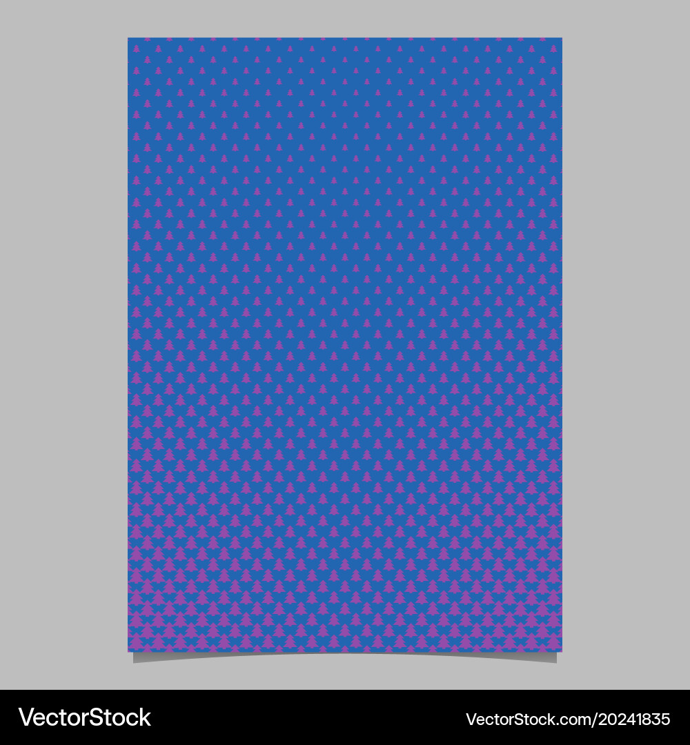 Pine tree pattern page background design vector image
