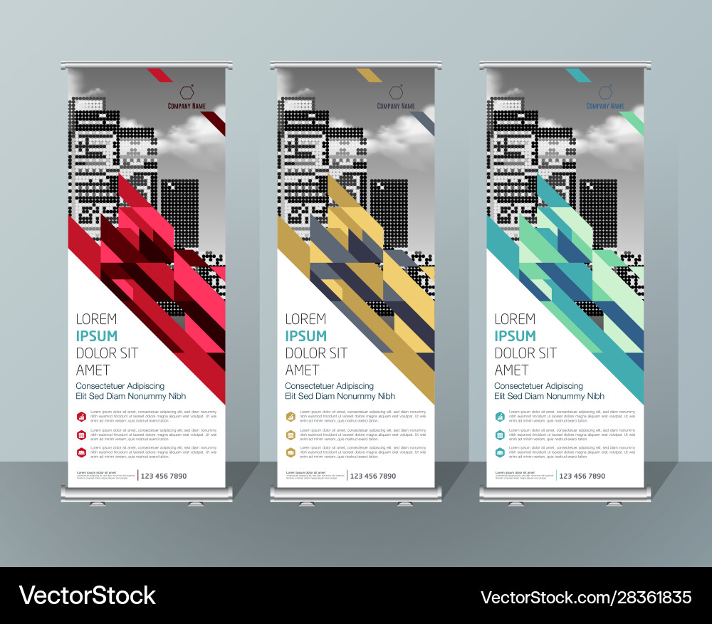 Werbebanner & Signboard Vorlage vektorbild