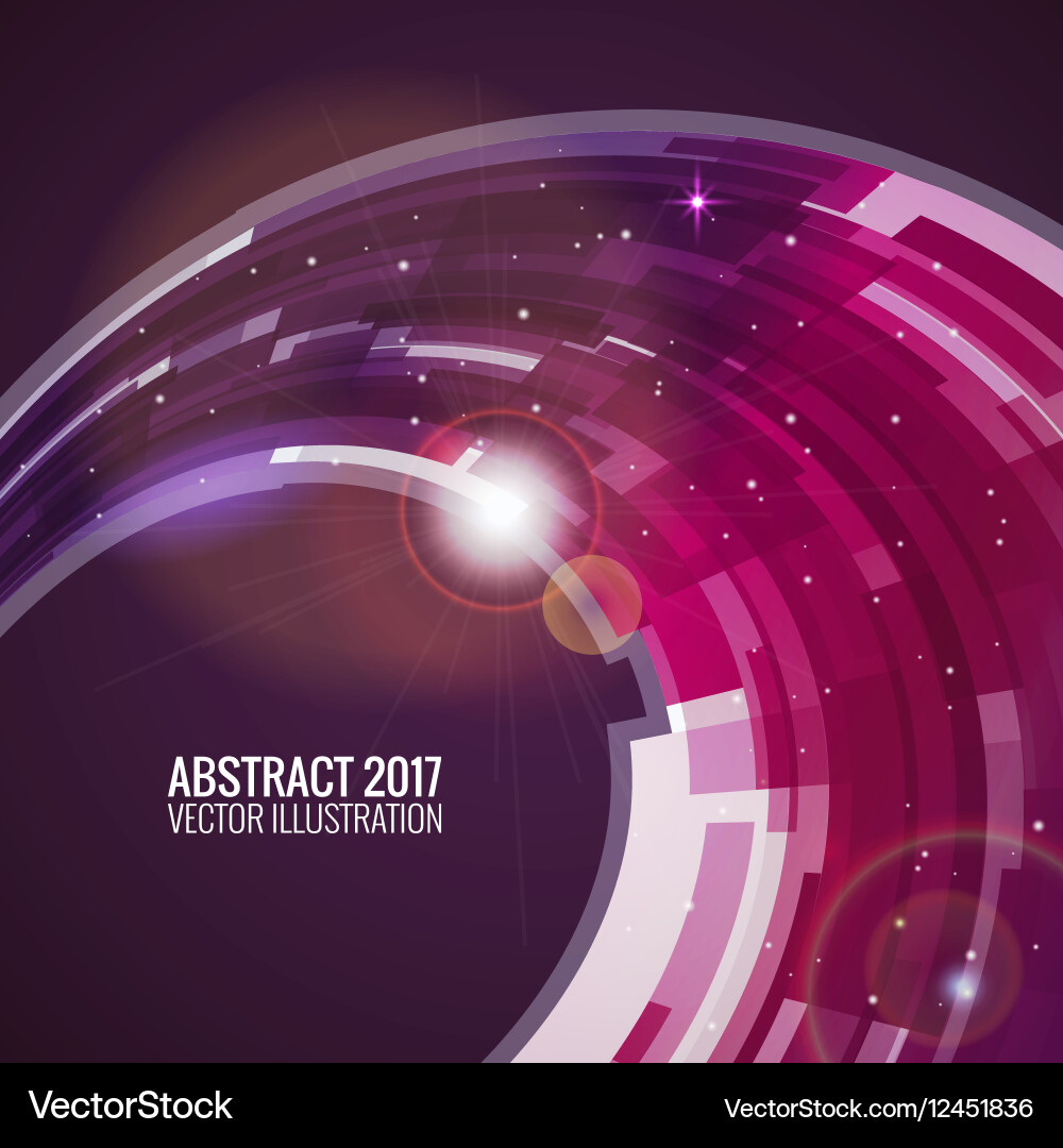 Abstraction in the form of a rainbow vector image