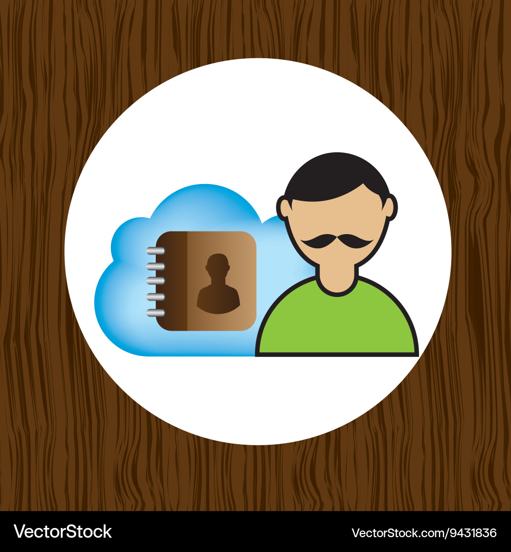 Cloud computing design Vector Image
