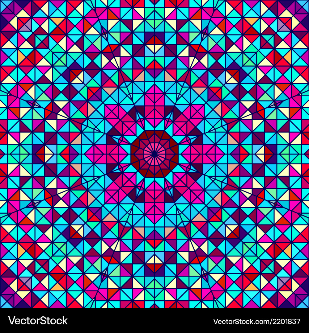Abstract geometric color background vector image