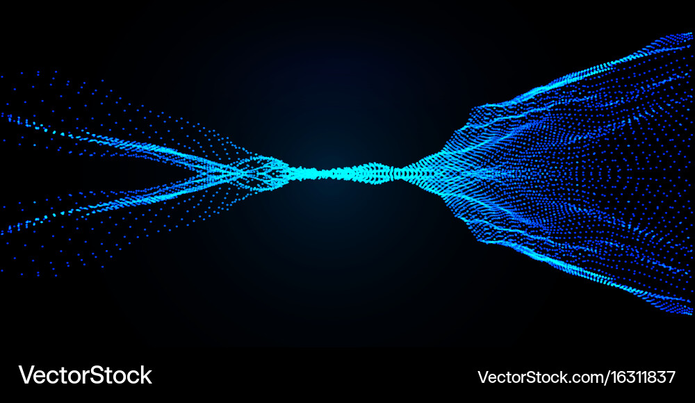 Abstract Particle Flow vector image
