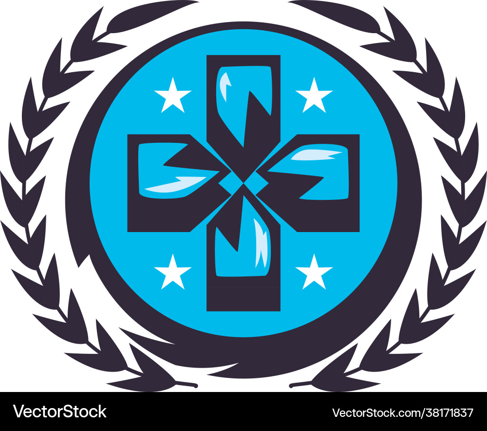 Buttons control video game vector image