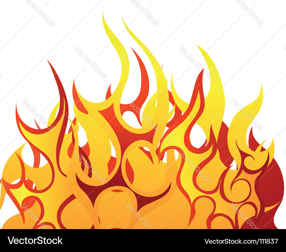 Fire background Vector Image