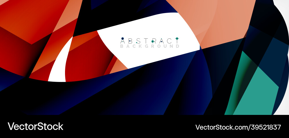 Geometric abstract background - multicolored Geometric abstract background - multicolored Vector Image