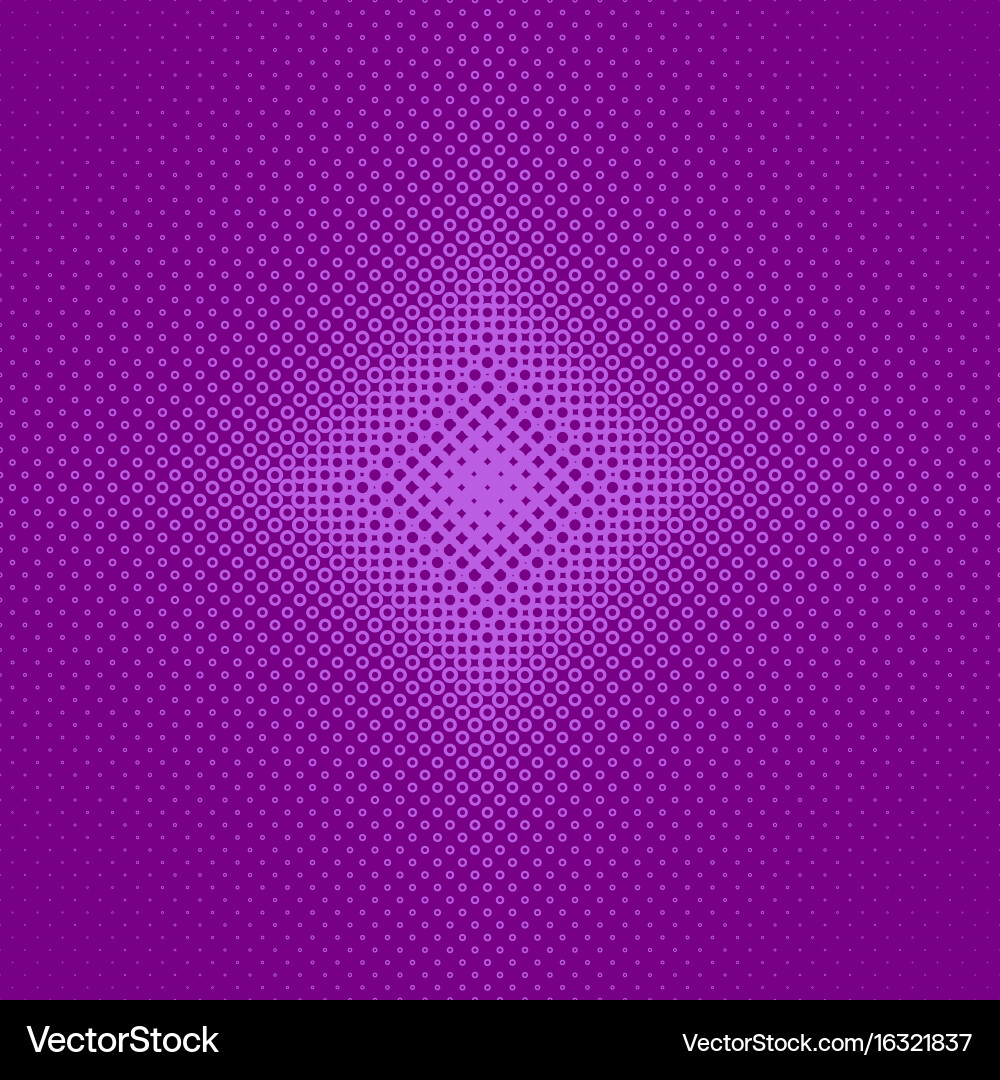 Halftone circle pattern background Vector Image