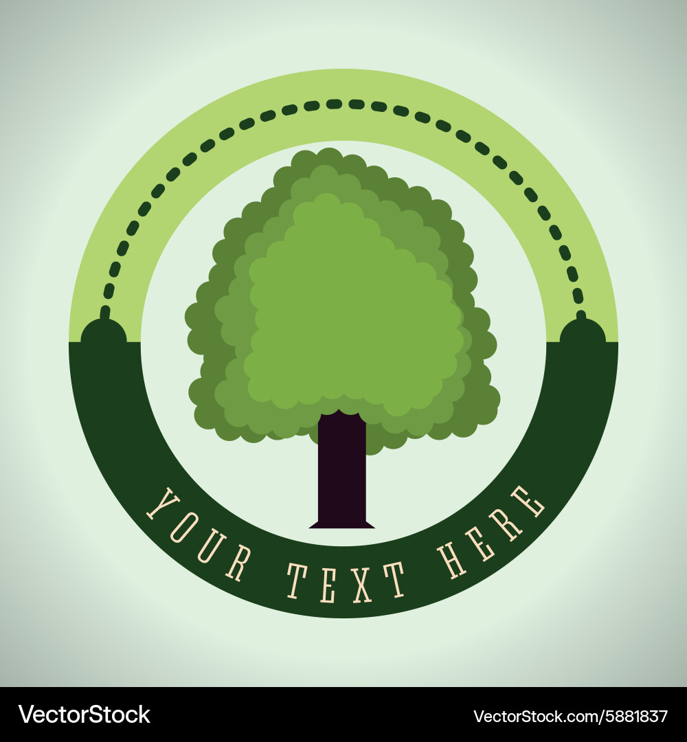 Tree design vector image