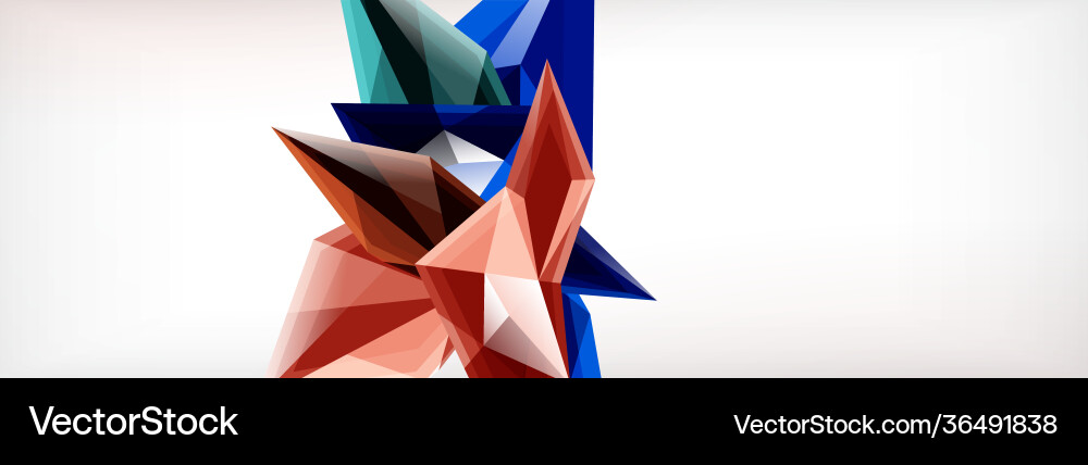 3d triangles and pyramids abstract 3d triangles and pyramids abstract Vector Image