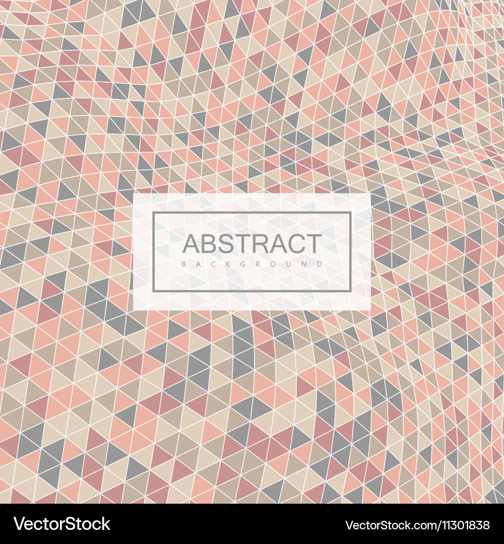 Abstract polygonal distorted background vector image