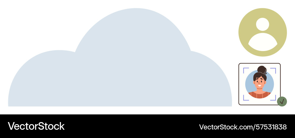 Cloud-based user profile management with secure Cloud-based user profile management with secure Vector Image
