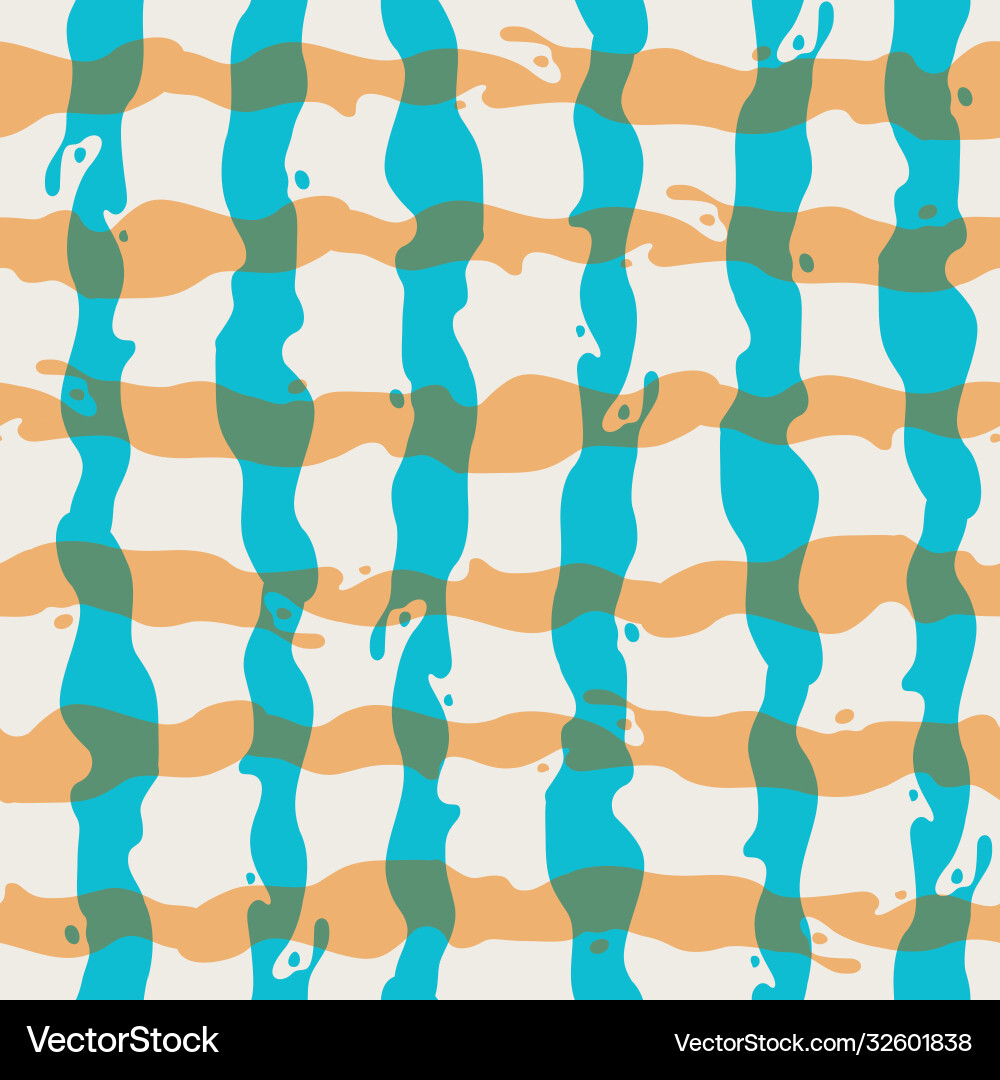 Creative abstract seamless pattern with splashing Creative abstract seamless pattern with splashing Vector Image