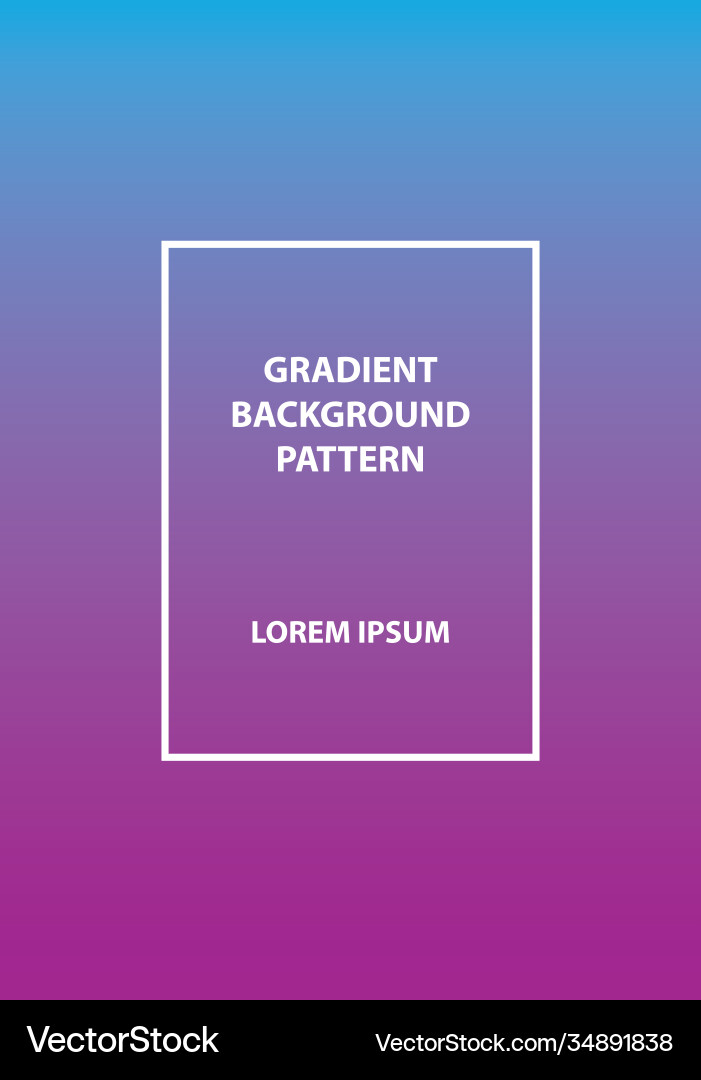 Gradient background modern with colorful style Vector Image