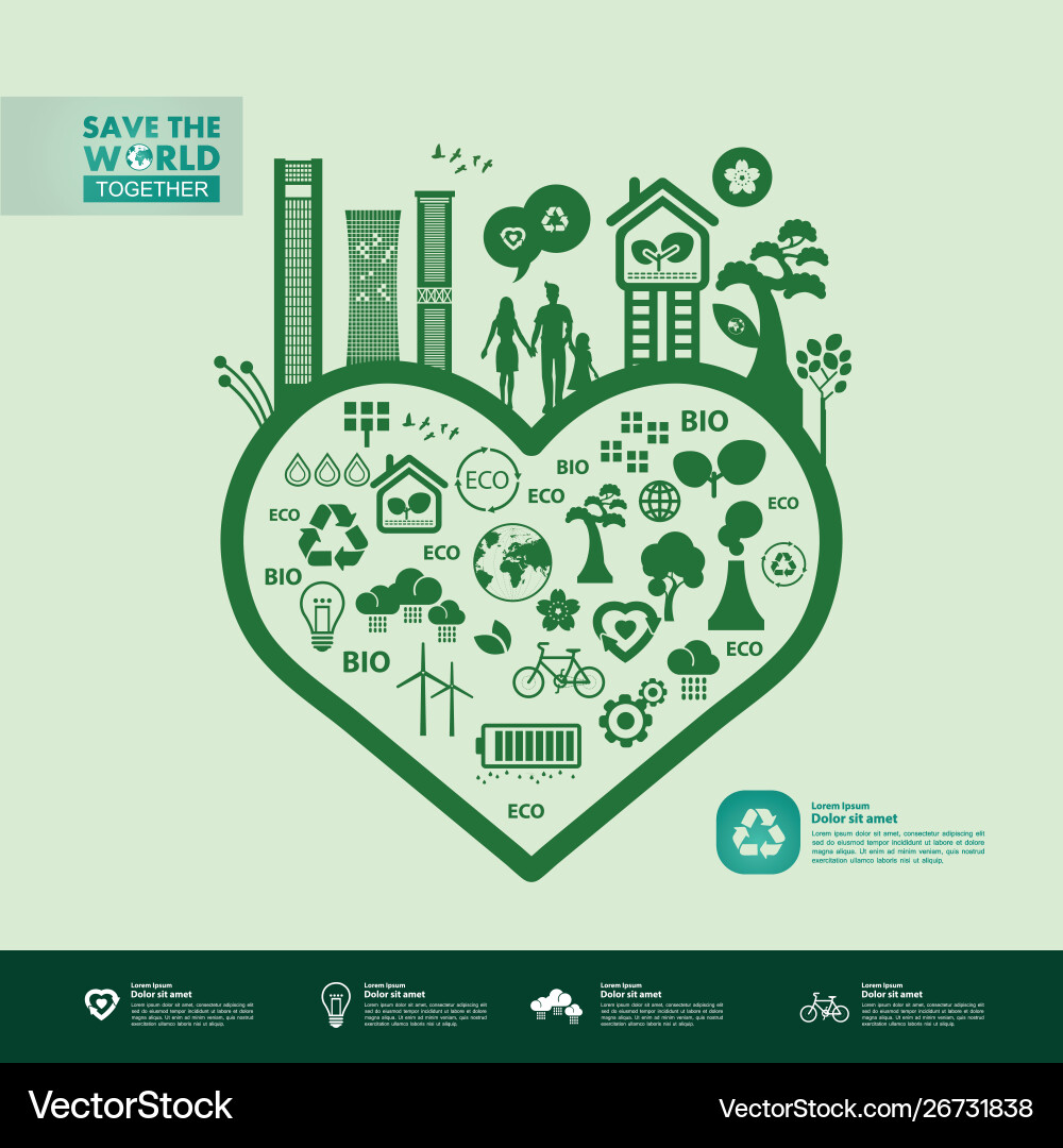 Green ecology Vector Image