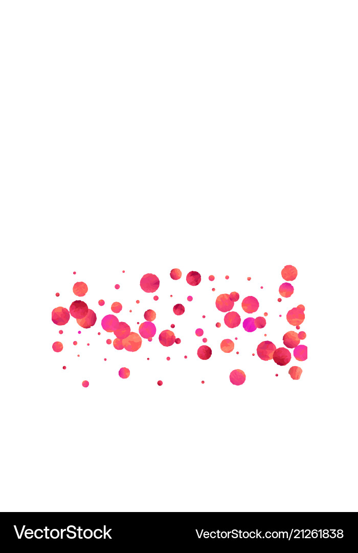 Red Confetti Sparkle Background Vector Image
