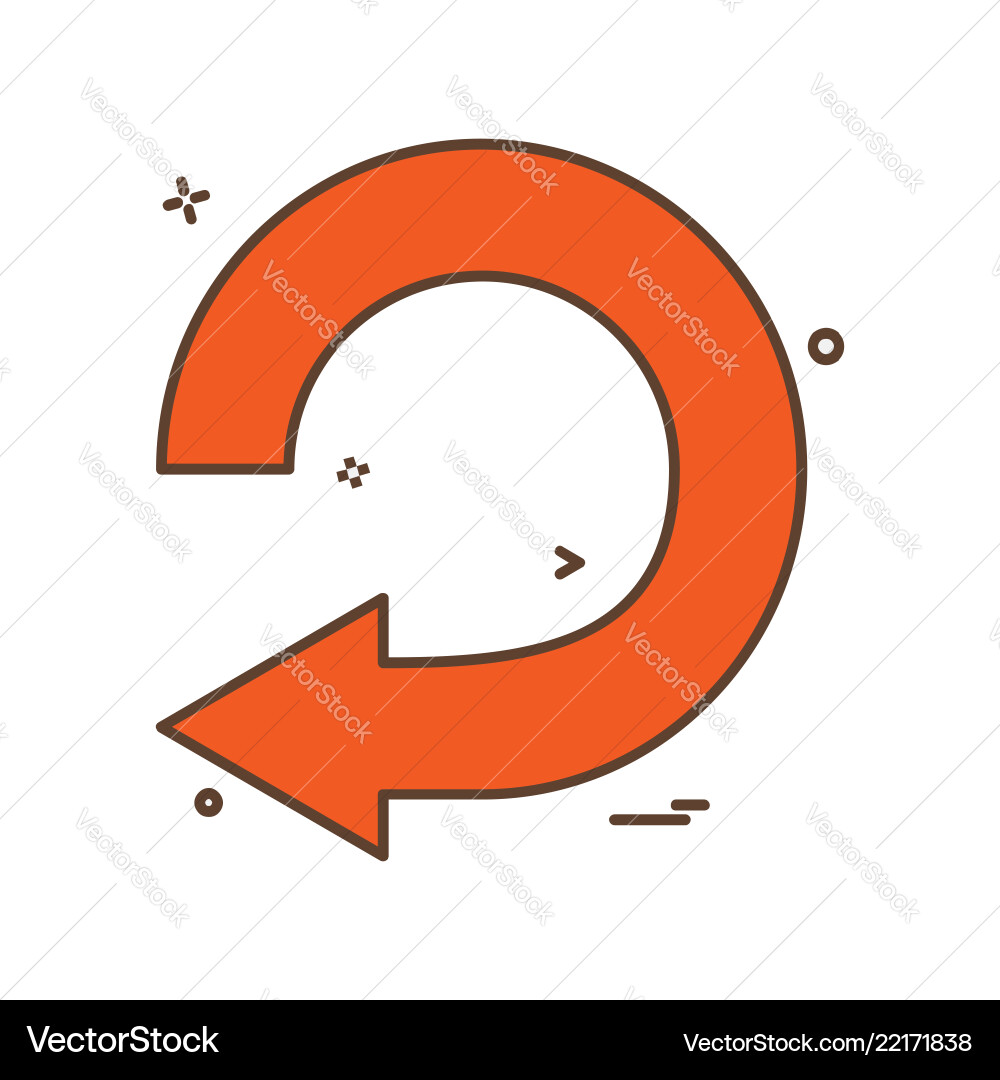 Refresh icon design Refresh icon design vector image
