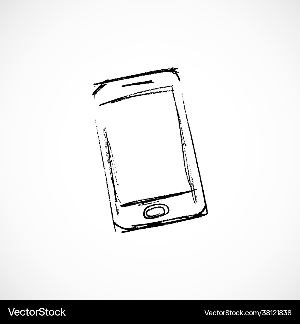 Smartphone Hand gezeichnet Symbol Skizze Symbole Smartphone Hand gezeichnet Symbol Skizze Symbole vektorbild