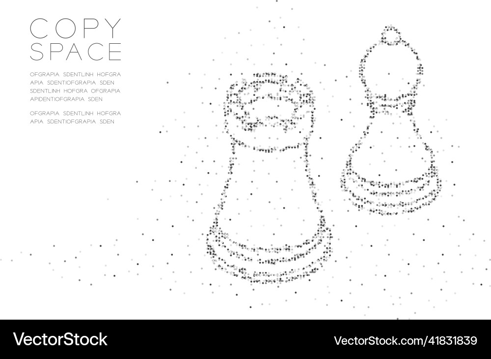 Abstract geometric circle dot molecule particle Abstract geometric circle dot molecule particle vector image