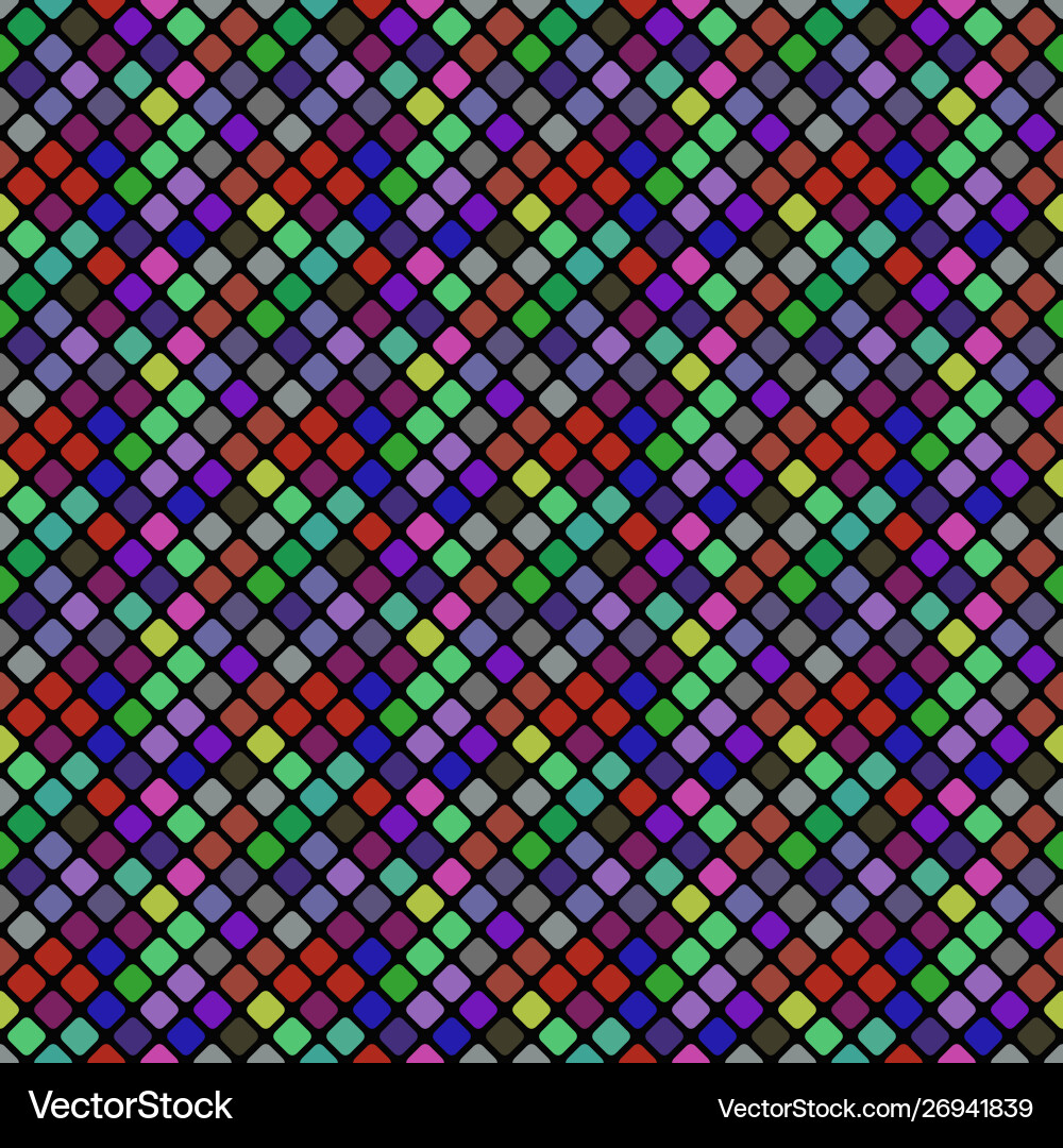 Abstract geometrical diagonal square pattern vector image