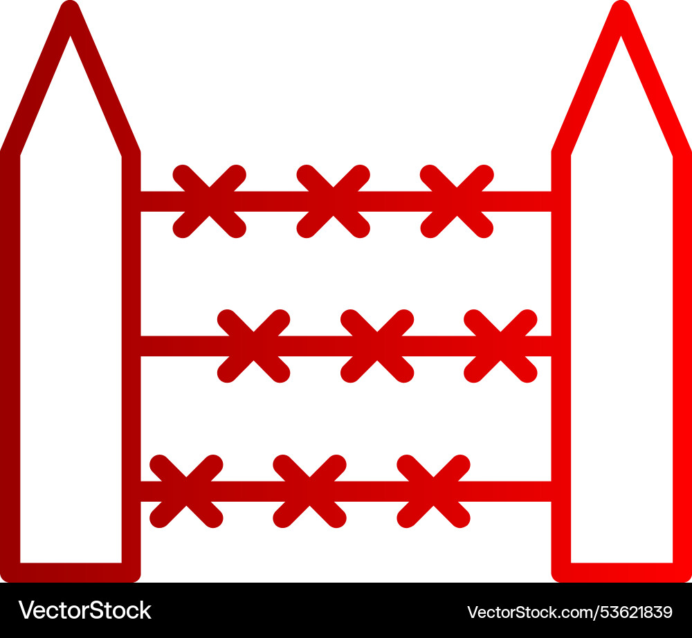 Border line gradient icon Vector Image