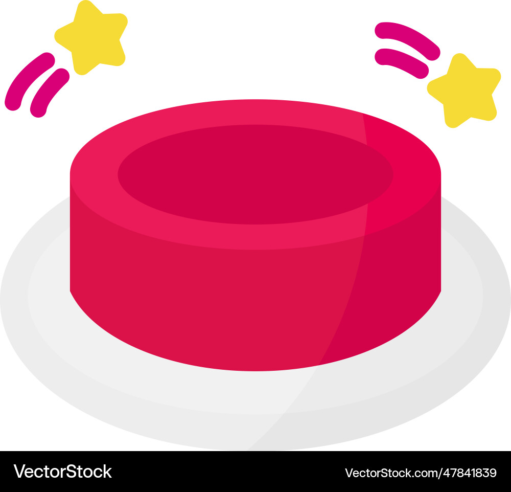 Button icon image vector image