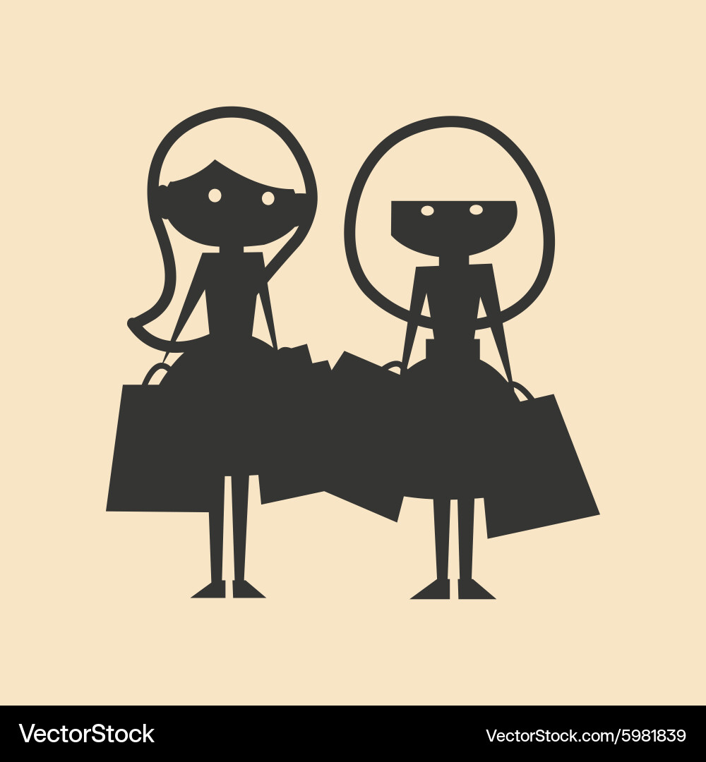 Flat in black and white mobile application Vector Image