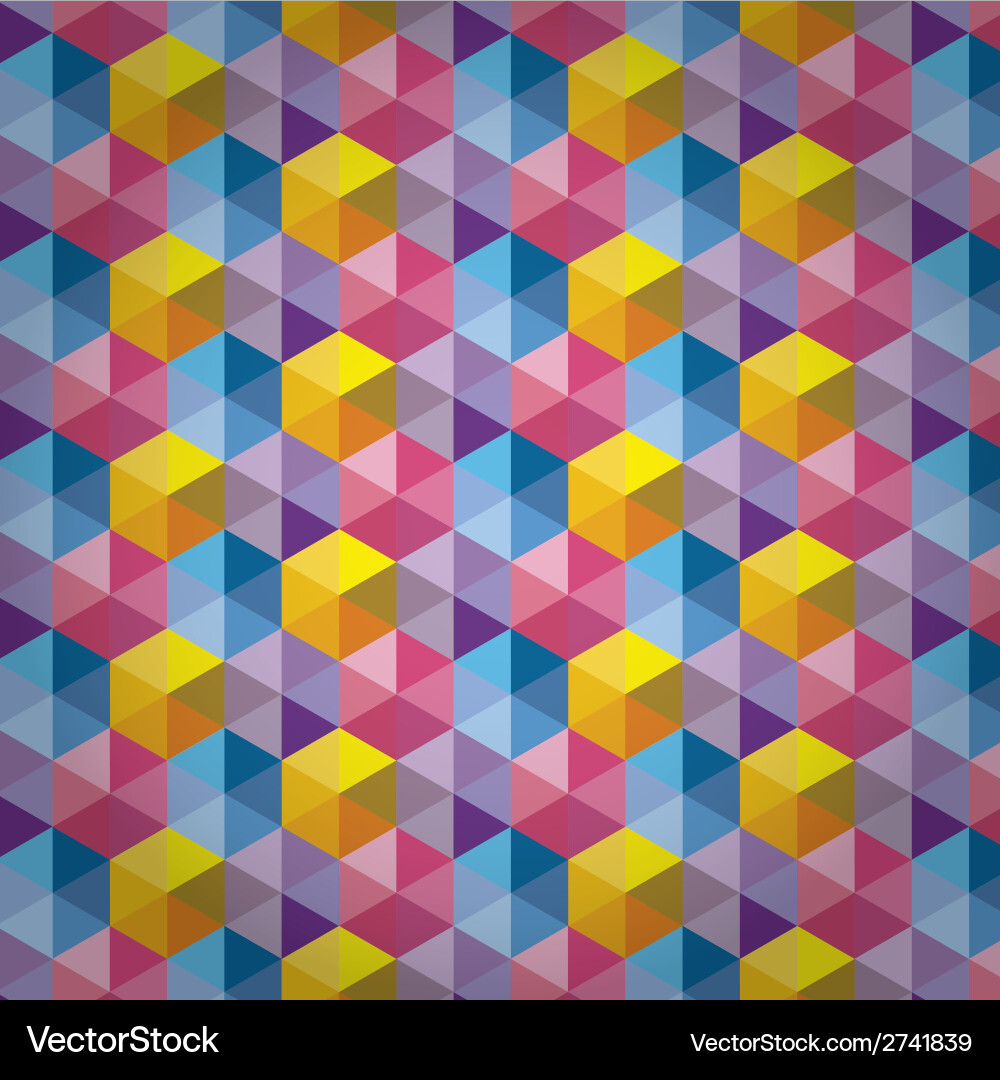 Geometric Triangle Pattern vector image