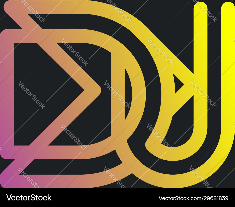 Initial dt logo monogram design template simple Initial dt logo monogram design template simple vector image