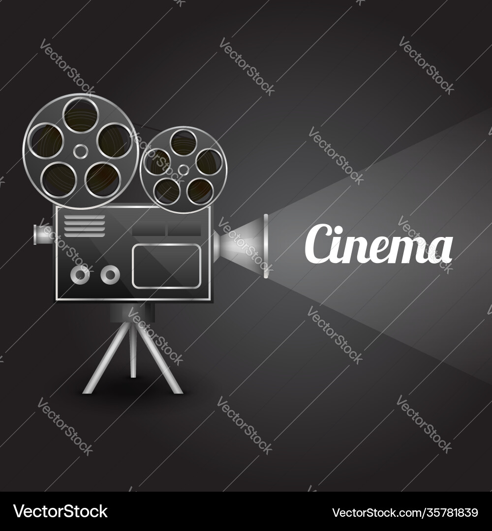Kino Unterhaltung Poster Kino Unterhaltung Poster vektorbild