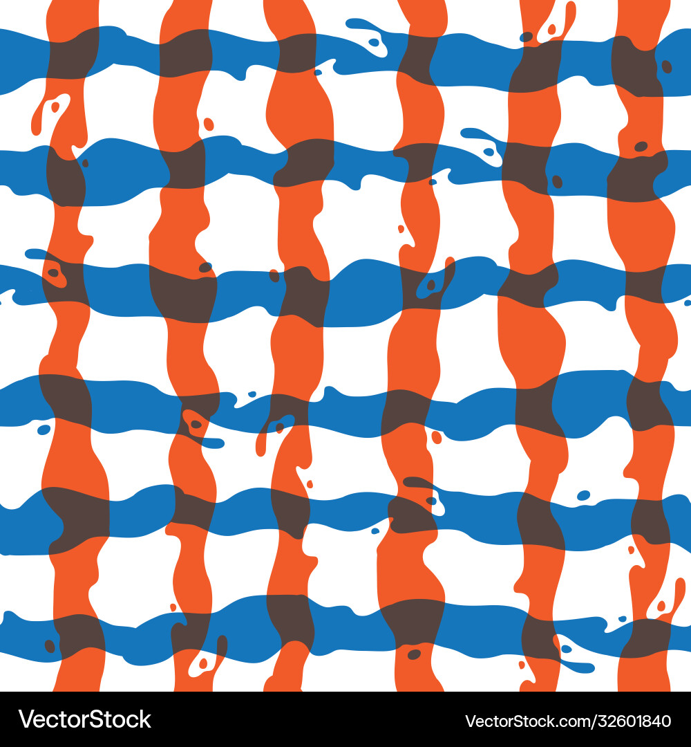 Creative abstract seamless pattern with splashing Creative abstract seamless pattern with splashing Vector Image