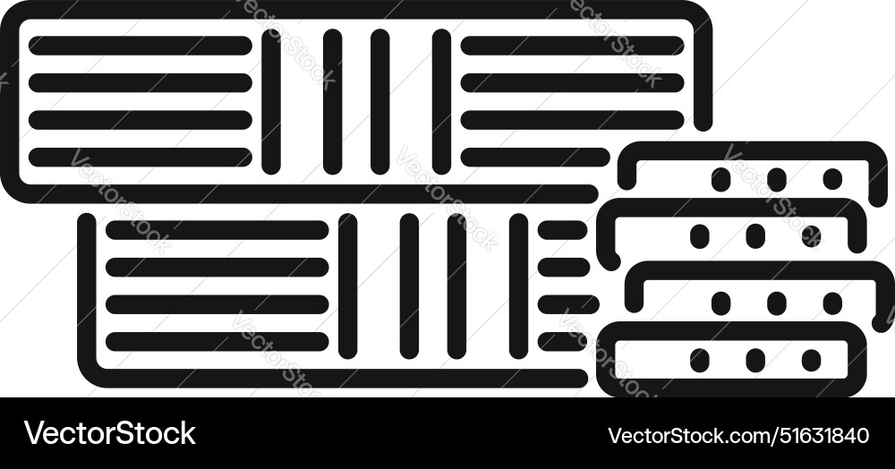 Data center server rack storing digital Data center server rack storing digital vector image