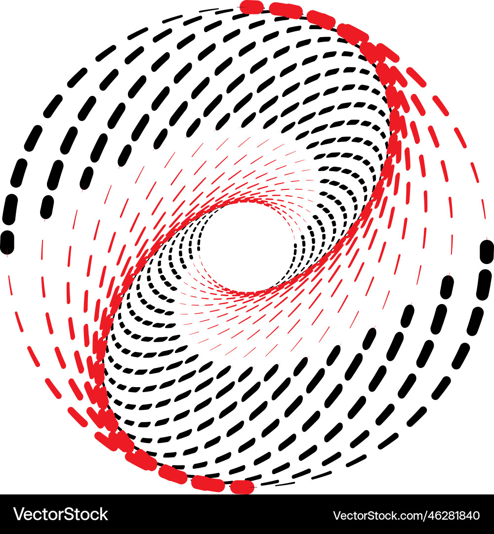Dynamic abstract circle Vector Image