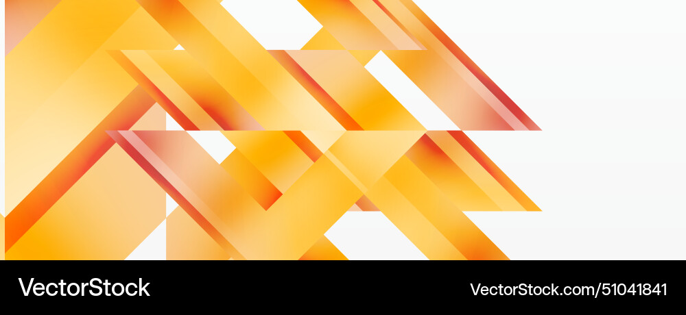 Amber triangles create a striking pattern Vector Image