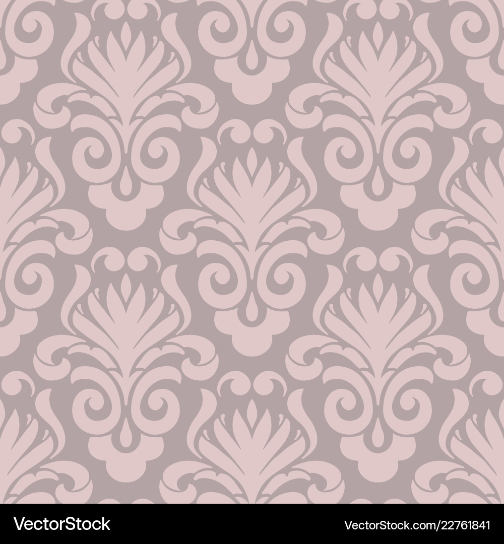 Damask Pattern Background vector image