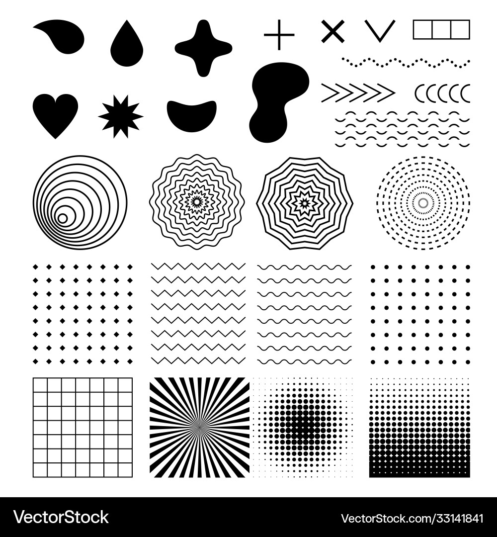 Geometric abstract elements and backgrounds Geometric abstract elements and backgrounds vector image