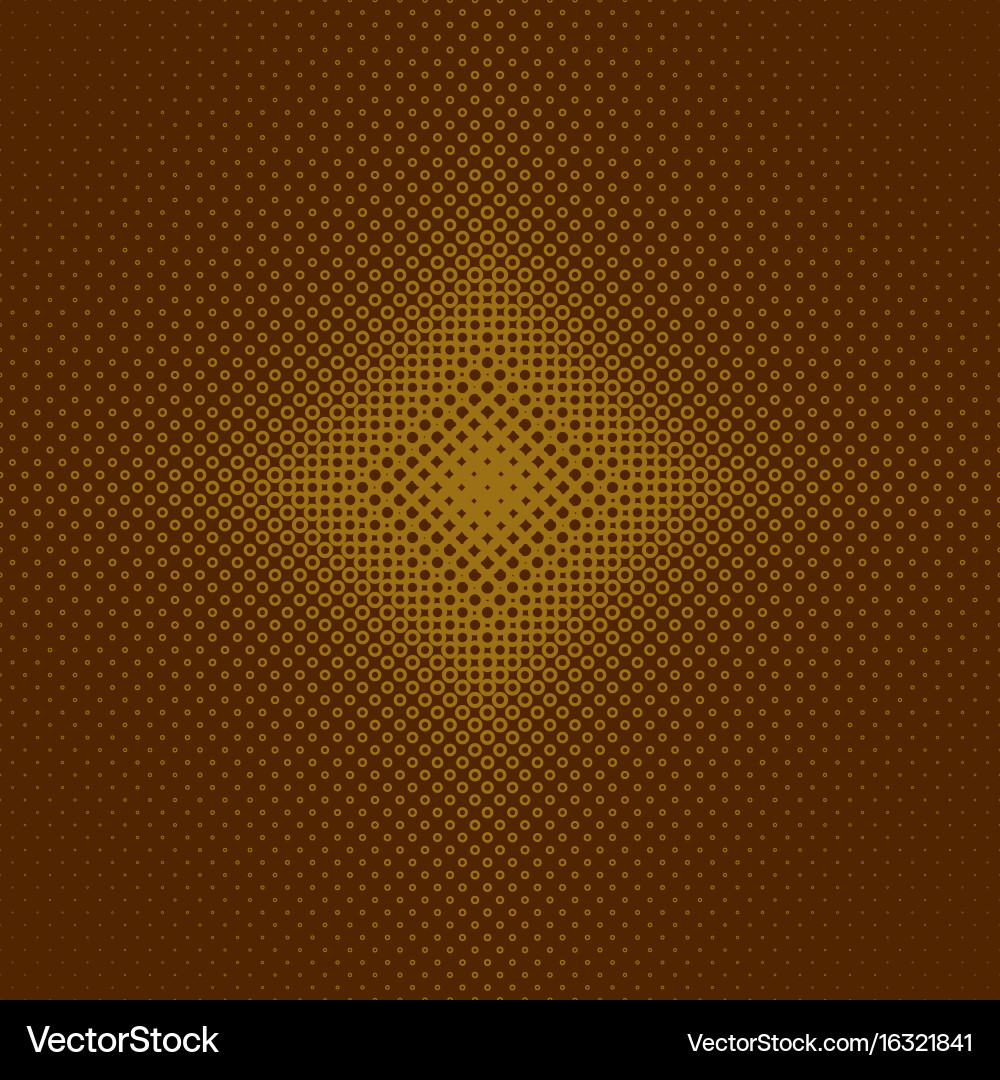 Halftone circle pattern background Vector Image