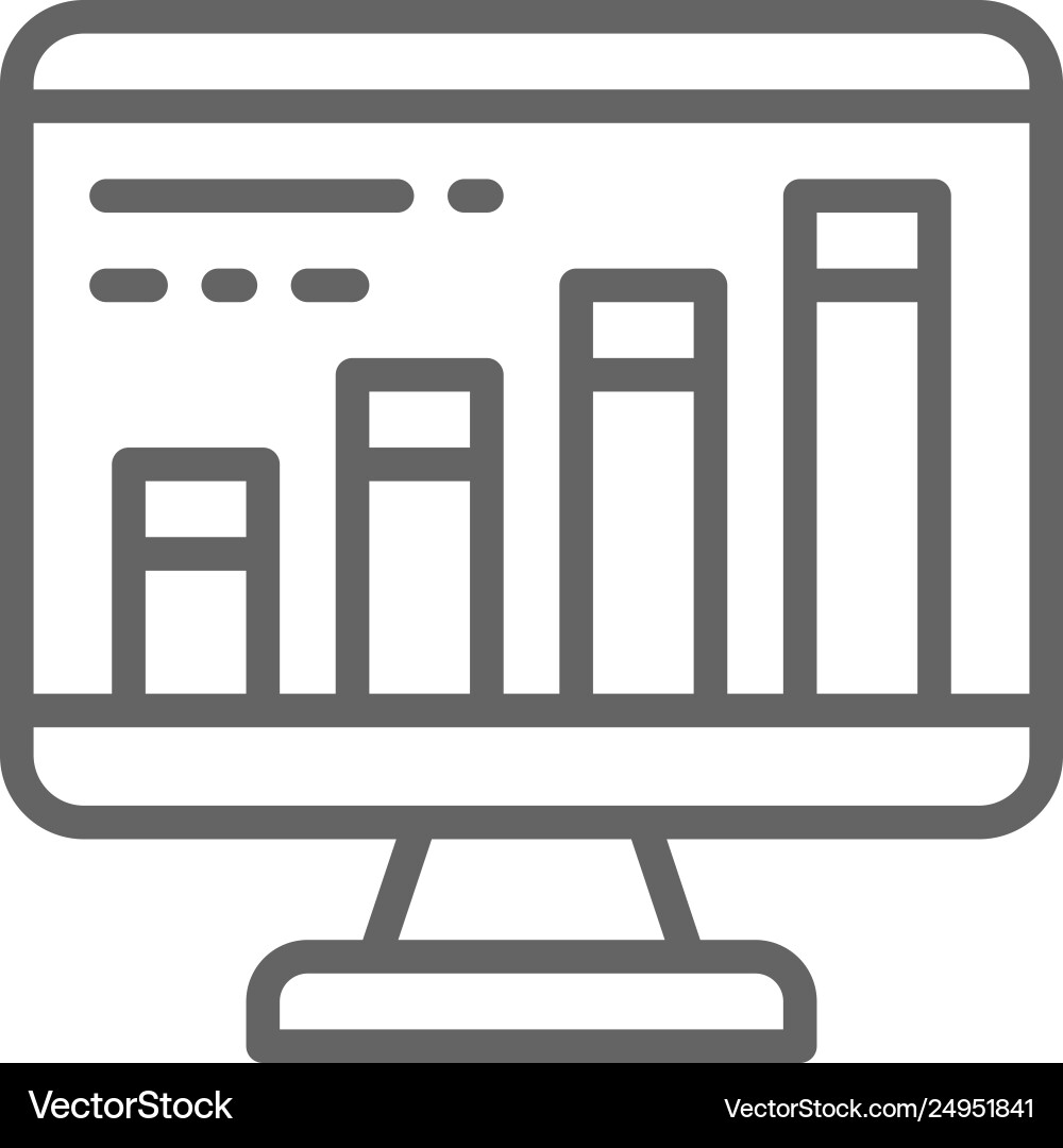 Infographic in computer browser search engine Infographic in computer browser search engine vector image