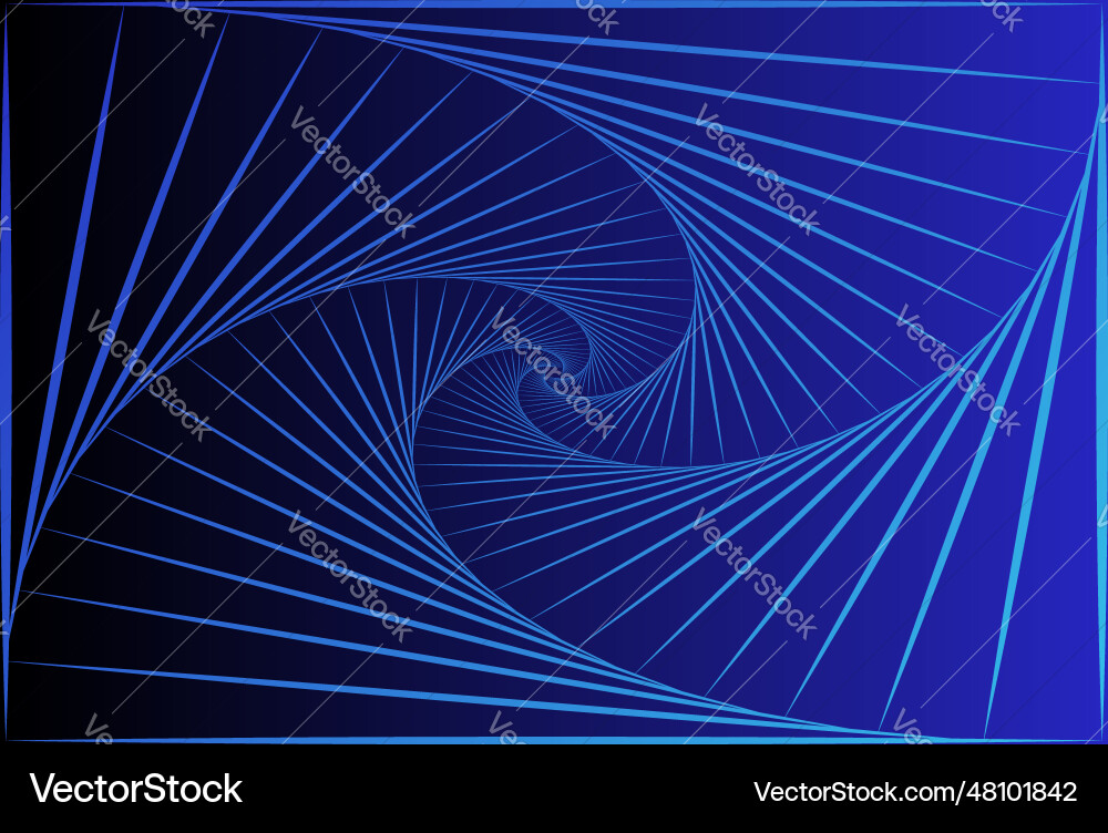 Landscape dark blue spiral object background Landscape dark blue spiral object background vector image