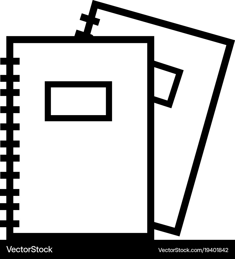 Notebooks icon Vector Image