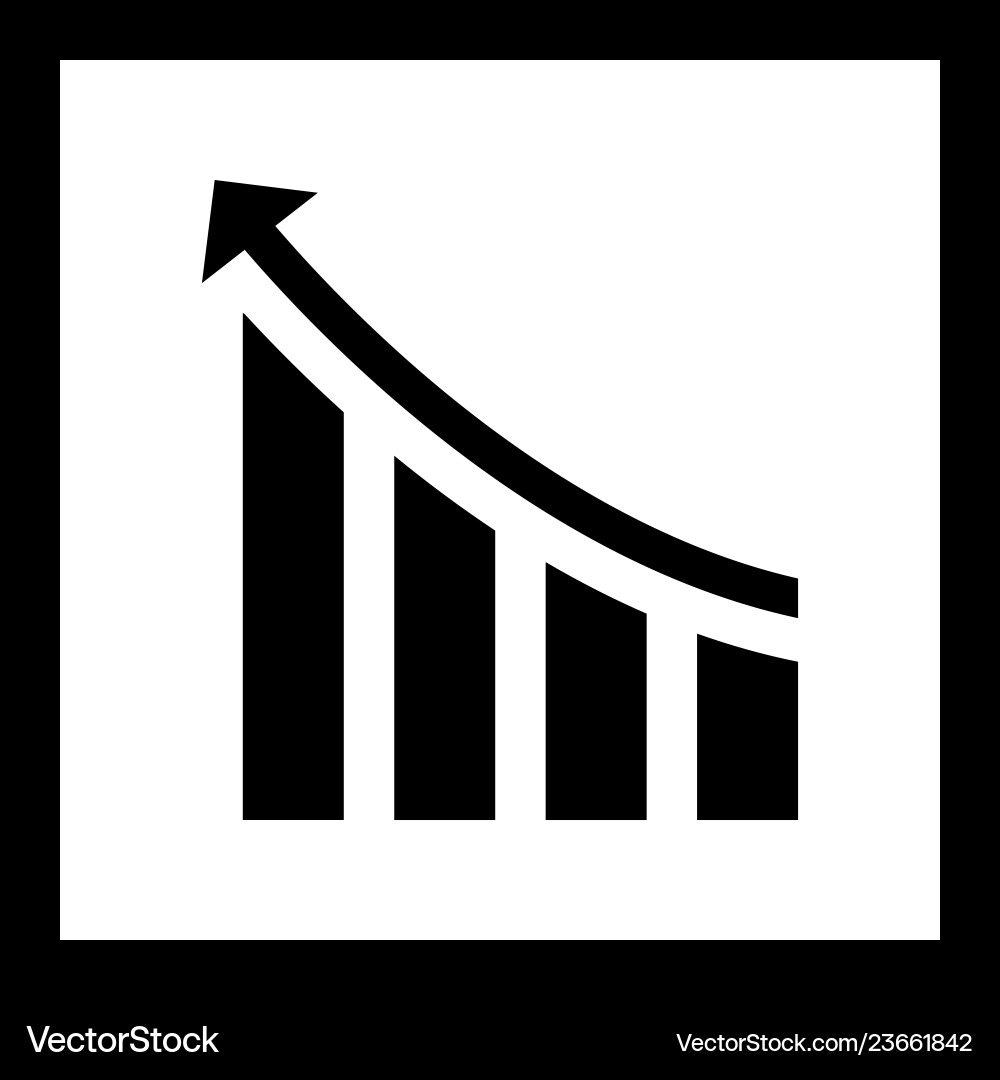 Performance Chart Icon vector image