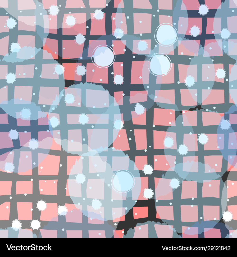 Seamless pattern with funny subtle transparent Vector Image