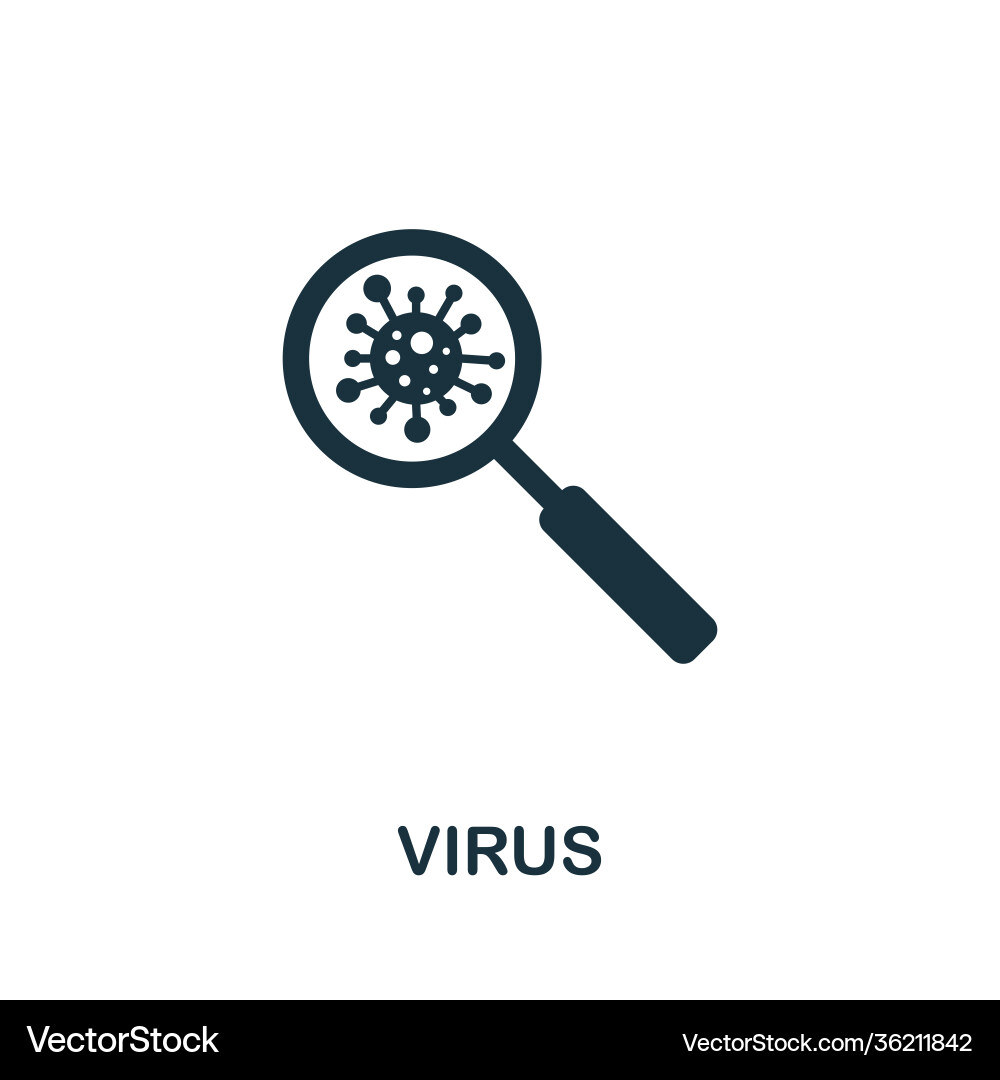Virus icon simple element from new normality Vector Image